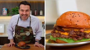 Cómo preparar una hamburguesa smash: receta de Giacomo Bocchio