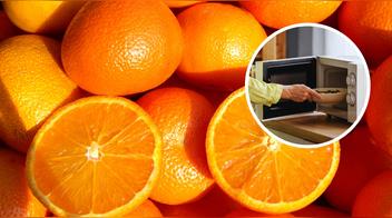 Pon cáscaras de naranja en tu microondas y olvídate de olores, grasa e insectos