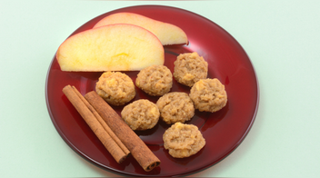 Postre rápido y saludable: bocaditos de manzana sin azúcar ni harina