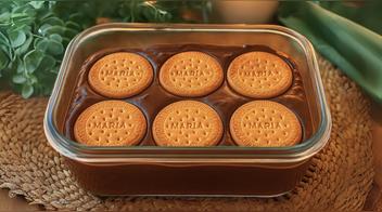 Postre sin horno: crema de chocolate con galletas maría en minutos