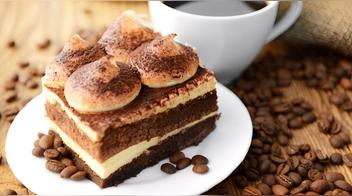 Receta de postre de café alto en proteína para ganar masa muscular