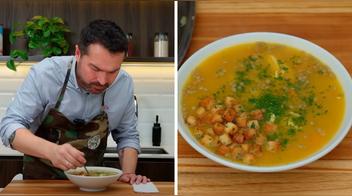 Sopa de pollo con verduras: receta de Giacomo Bocchio
