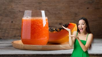Lo que pasa en tu cuerpo si tomas jugo de papaya en ayunas