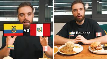 Perú vs Ecuador en el “Mundial de Desayunos” de Ibai Llanos: Pan con chicharrón vs encebollado