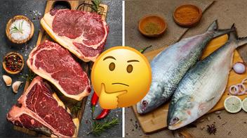 Carne o pescado: ¿cuál es más saludable?