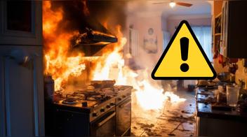 ¿Tiras la comida quemada a la basura? Podrías estar poniendo en riesgo tu hogar