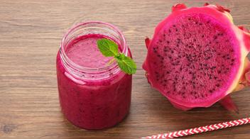 Cómo preparar jugo de pitahaya, la fruta del dragón