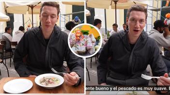 Turistas prueban el ceviche peruano y aseguran que supera al chileno: "Es de primera categoría"