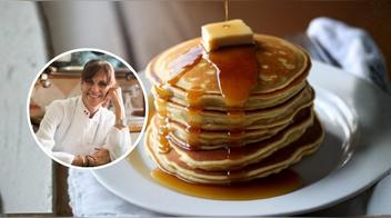 Sandra Plevisani enseña cómo preparar una torre de panqueques esponjosos y perfectos para el desayuno