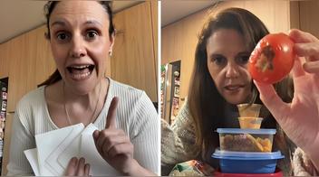 Come comida vencida y recicla servilletas: tiktoker genera polémica al mostrar sus insólitos tips de ahorro