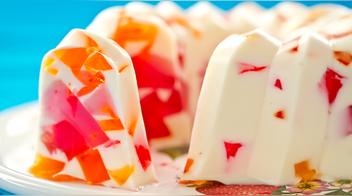 Cómo preparar gelatina de mosaico de 3 colores