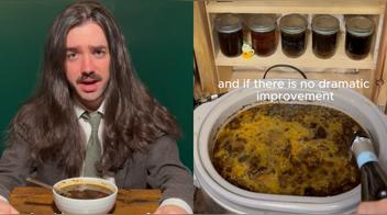 La "sopa infinita" de TikTok: Extraño guiso lleva seis meses hirviendo y causa furor en redes