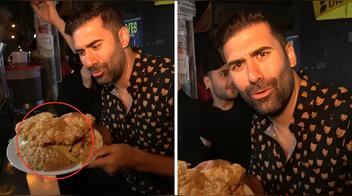 Extranjero prueba pollo broaster en Los Olivos y queda sorprendido: “El tamaño es alucinante”