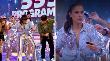 Mario Hart lanza copa de vino a lujoso vestuario de María Pía Copello
