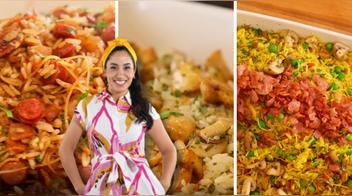 Tres arroces navideños de Nelly Rossinelli: receta y paso a paso