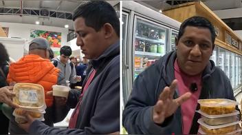 Youtuber recorre un supermercado en Lima y queda impactado al descubrir comida a mitad de precio: "En 6 platos gastamos S/20"