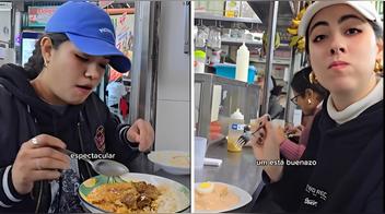 Mexicana se sorprende al probar menú en mercado peruano: “Bendito sea, Perú”