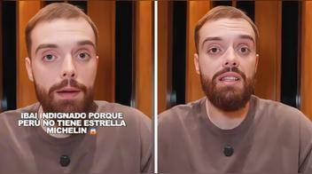 Ibai Llanos estalla al descubrir que Perú no tiene ninguna estrella Michelin: "Parece que solo consideran a Europa"