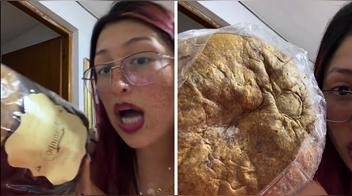 Tiktoker peruana denuncia que le vendieron un panetón en mal estado en plena Navida: “50 soles y estaba con hongo”