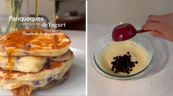 Panqueques de yogurt esponjosos