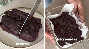 Brownie fit: esponjoso y sin azúcar