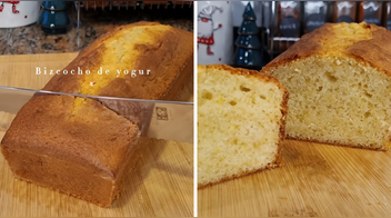Bizcocho de yogurt: receta clásica fácil