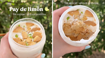 Pie de limón saludable: sin azúcar y sin horno