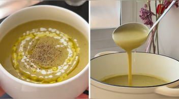 Crema de zapallito italiano