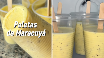 Paleta de maracuyá: refrescante y delicioso