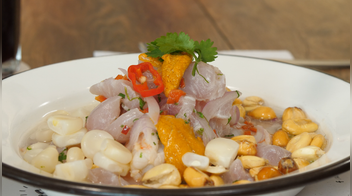 Ceviche de erizo, langostinos y pescado: receta peruana (VIDEO)