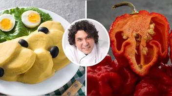 Papa a la huancaína "para valientes" de Gastón Acurio
