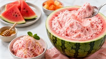 Cómo hacer el helado de sandía viral de 2 ingredientes y qué chefs ya lo están probando