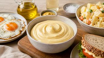 Mayonesa de huevo frito: receta casera cremosa y más segura