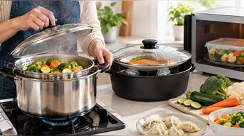 Cómo cocinar al vapor sin vaporera: métodos fáciles en casa