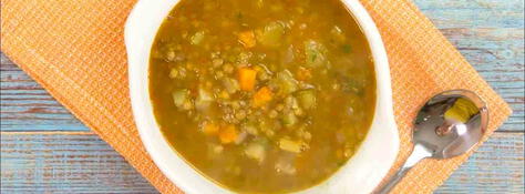 Sopa de lentejas