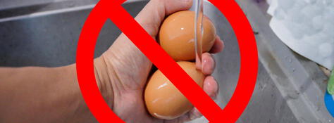 ¿Por qué es un error lavar los huevos antes de cocinarlos?