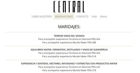 Maridajes para complementar la experiencia en cada nivel.    