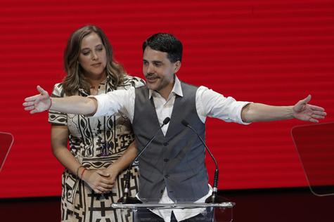 Virgilio Martínez y Pía León durante la ceremonia de The World 's 50 Best Restaurants 2023 Virgilio Martínez y Pía León durante la ceremonia de The World 's 50 Best Restaurants 2023