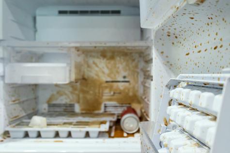 Si no se limpia regularmente el refrigerador, acumula olores     Si no se limpia regularmente el refrigerador, acumula olores