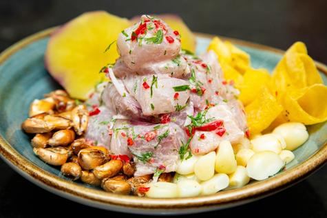 Ceviche peruano.    Ceviche peruano.