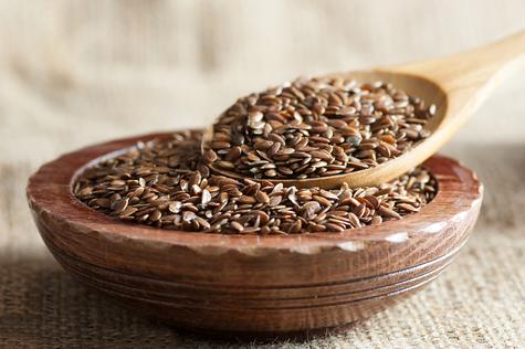 Semillas de linaza.   