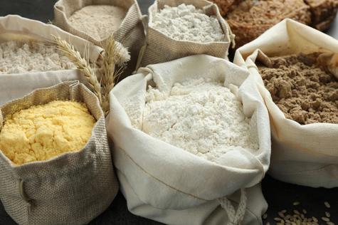 Existen diferentes tipos de harinas para una alimentación más equilibrada.   