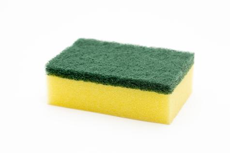 La esponja es útil para retirar el sarro de las áreas difíciles de eliminar, La esponja es útil para retirar el sarro de las áreas difíciles de eliminar,