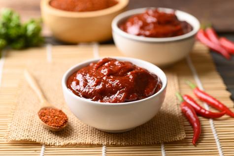 Pasta de gochujang.     Pasta de gochujang.