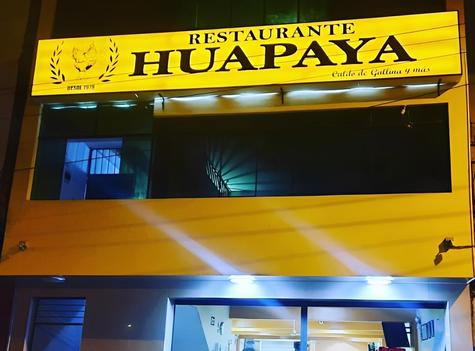  Restaurante Huapaya.   