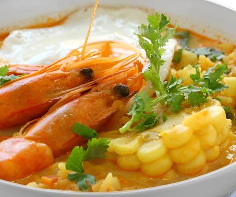 Chupe de camarones. Chupe de camarones.