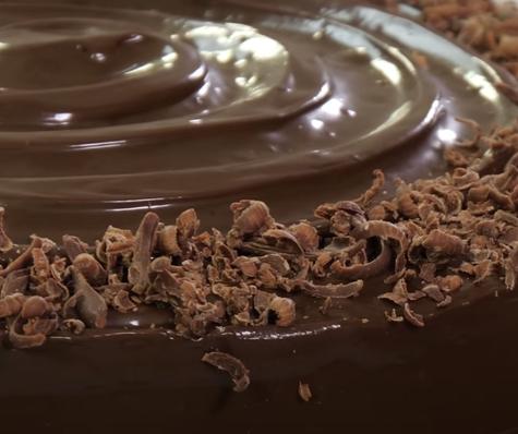 Torta de chocolate. Torta de chocolate.