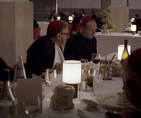 Restricciones durante la preparación y distribución de la comida en el cónclave.   