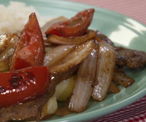 Hígado encebollado.   