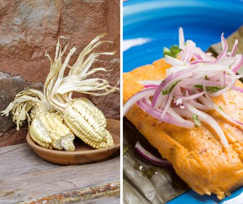Los tamales fueron elaborados con maíz blanco gigante del Cusco.   